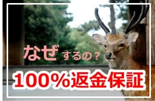 100%返金保証